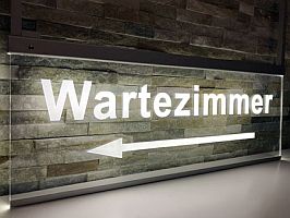 led wegweiser und led leuchtreklame